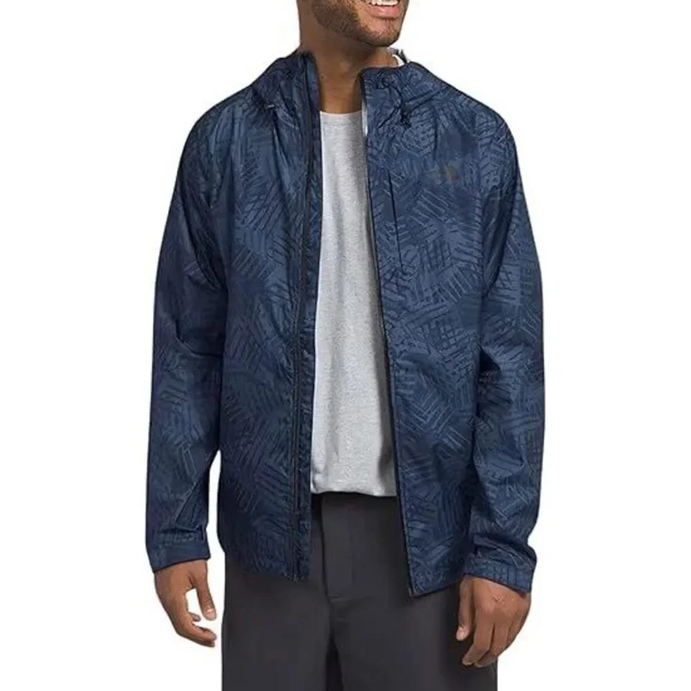 The North Face Alta Vista NF0A7QAWOQ5 Jacket Men's Navy Camo Print Nylon CLO15
